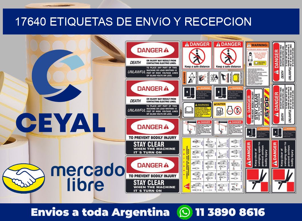 17640 Etiquetas de envío y recepcion
