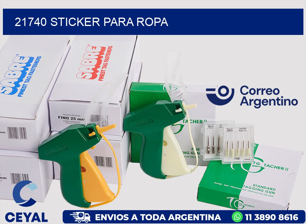 21740 Sticker para ropa
