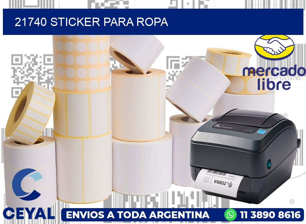 21740 Sticker para ropa