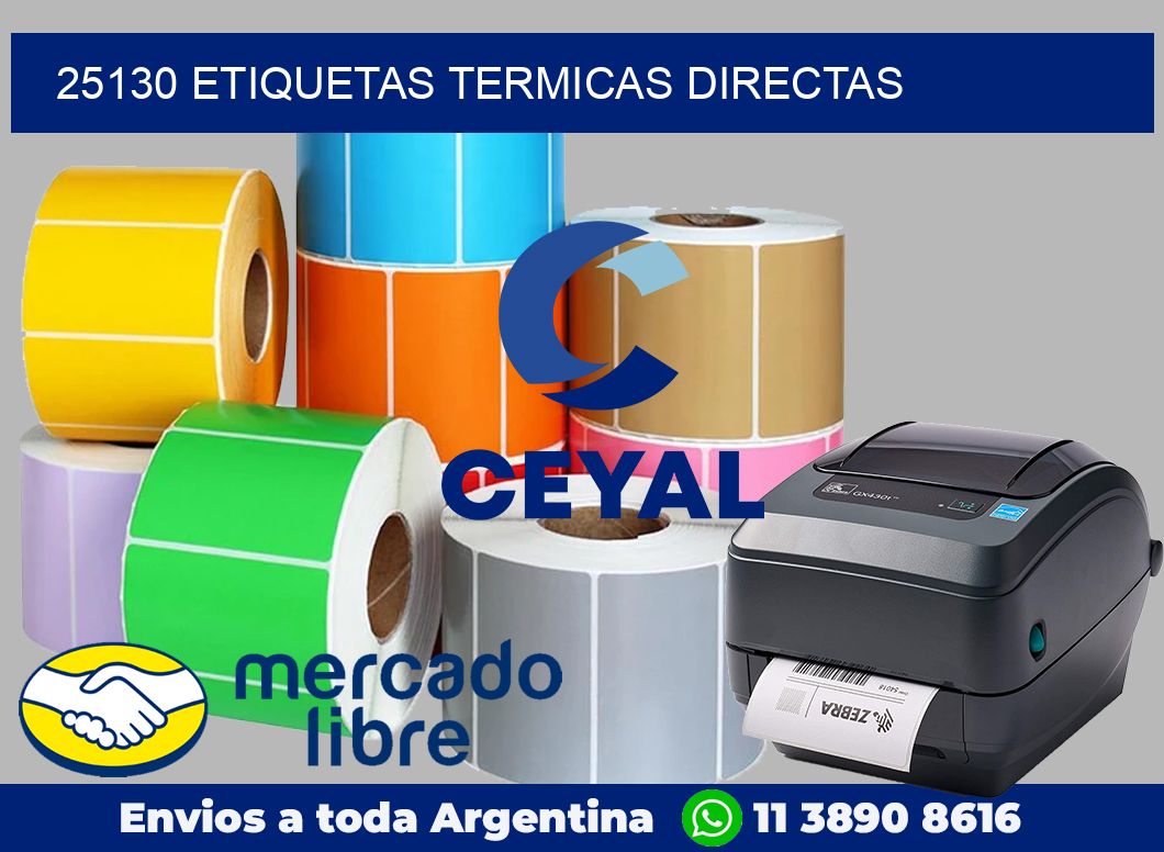25130 Etiquetas termicas directas