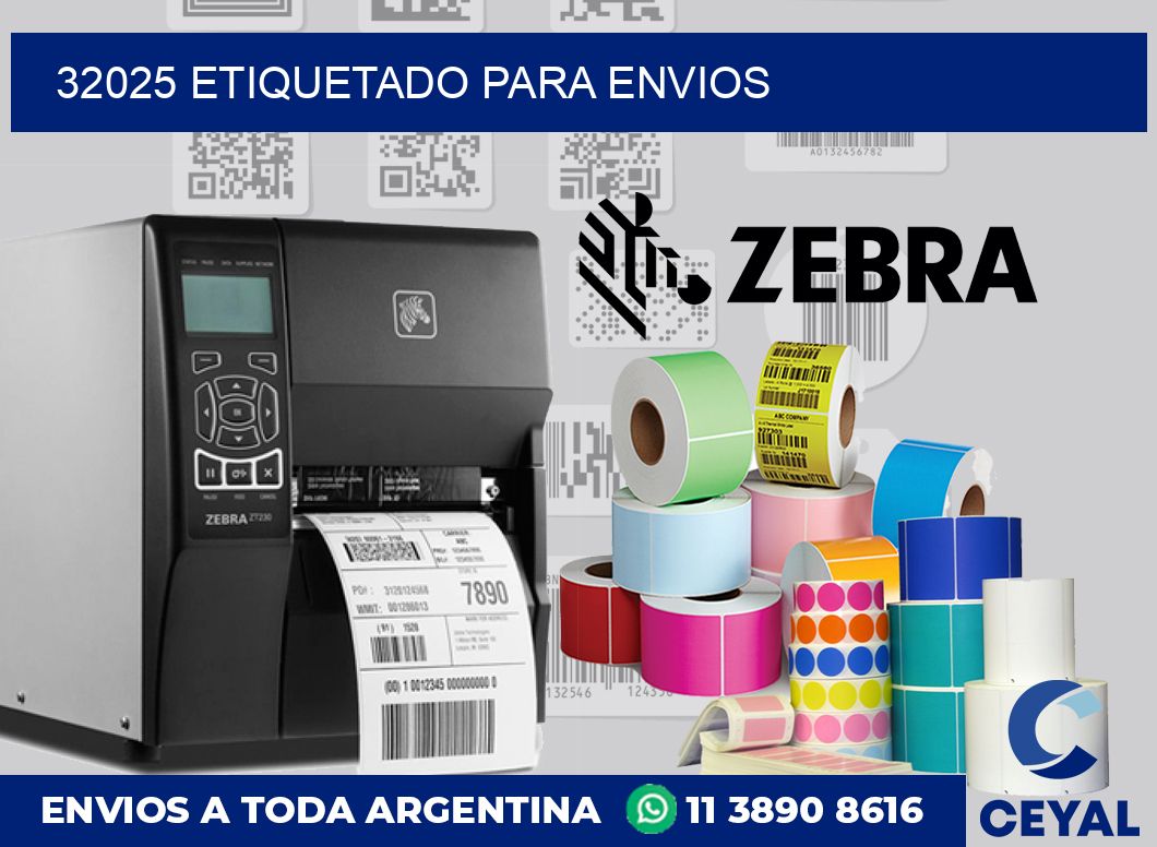32025 etiquetado para envios