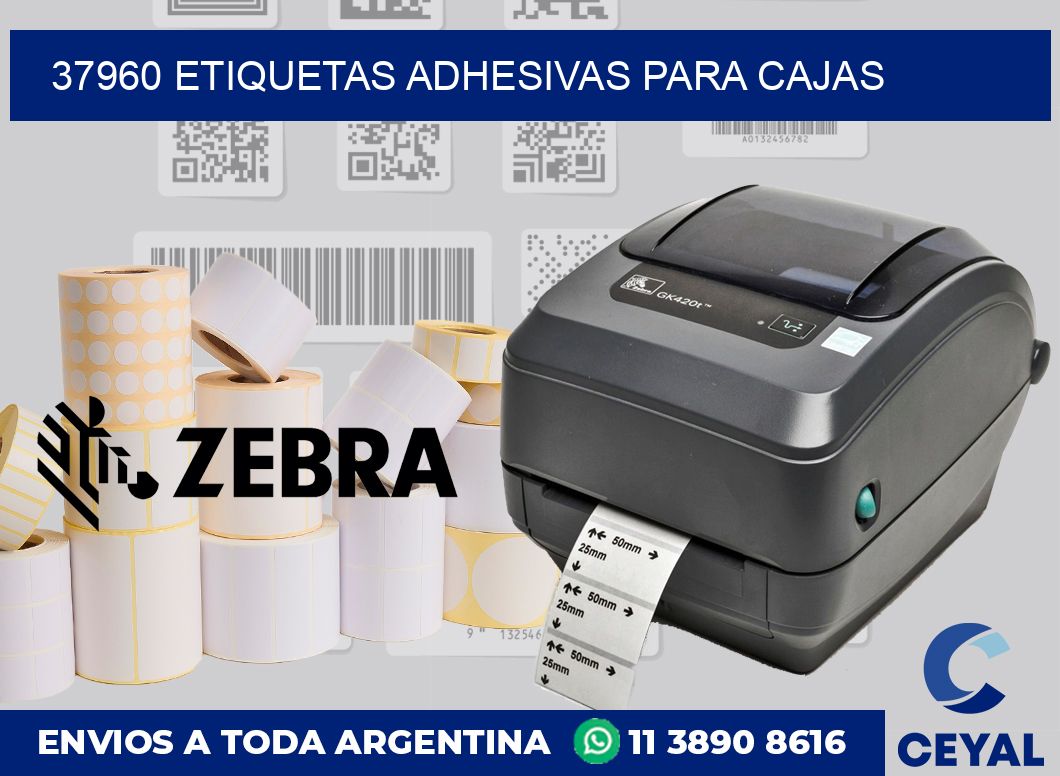 37960 etiquetas adhesivas para cajas