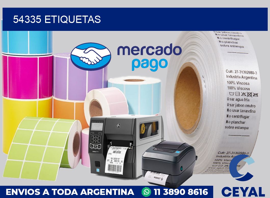 54335 etiquetas