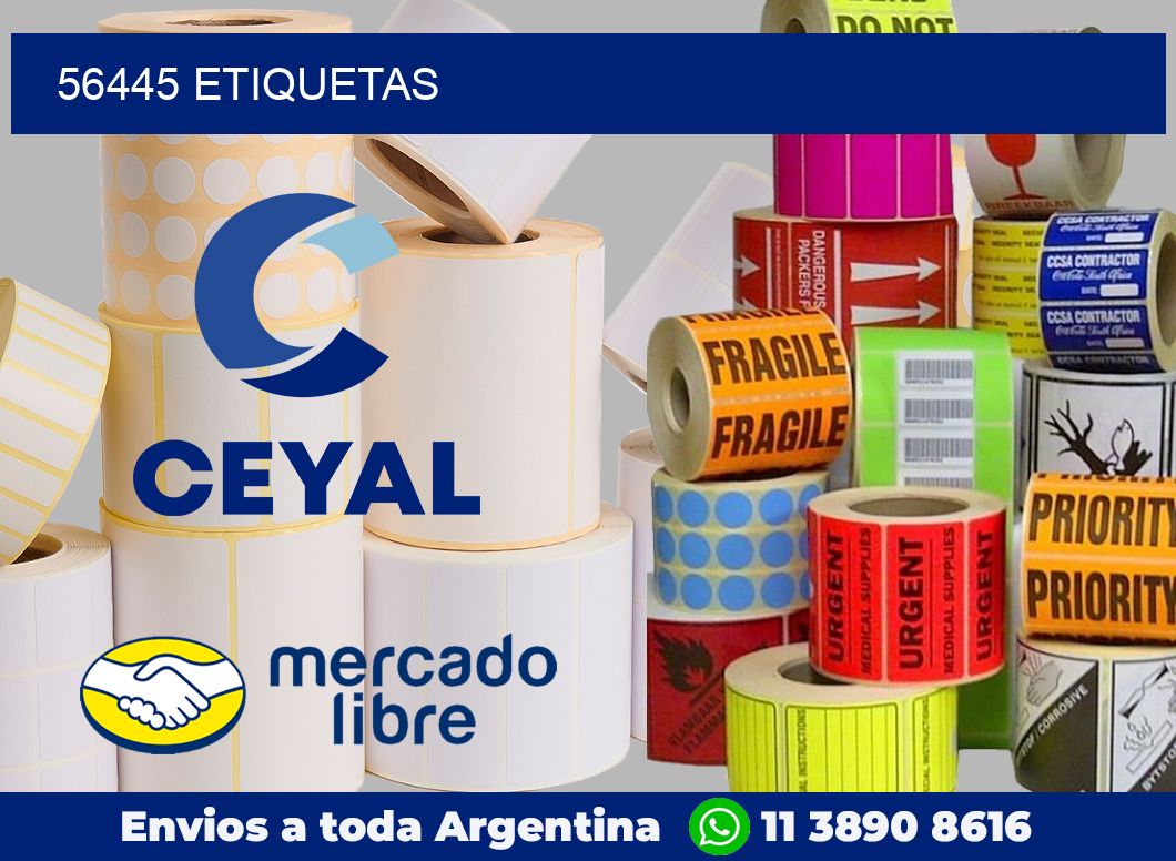 56445 etiquetas