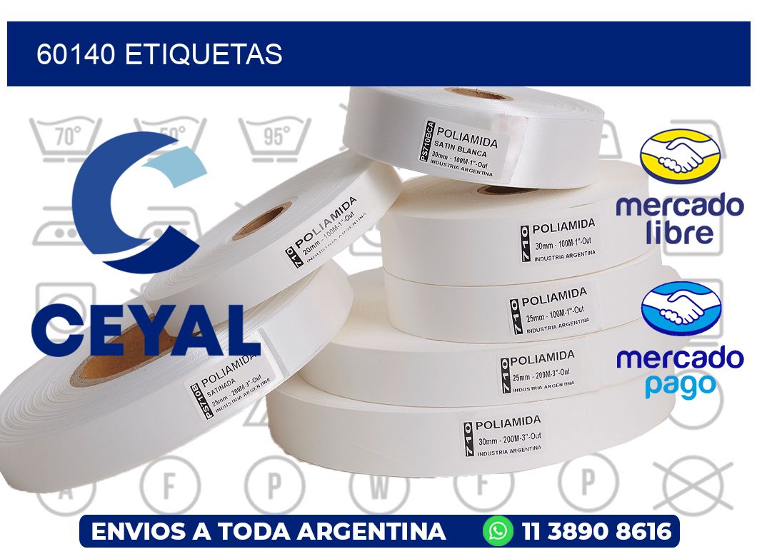 60140 etiquetas