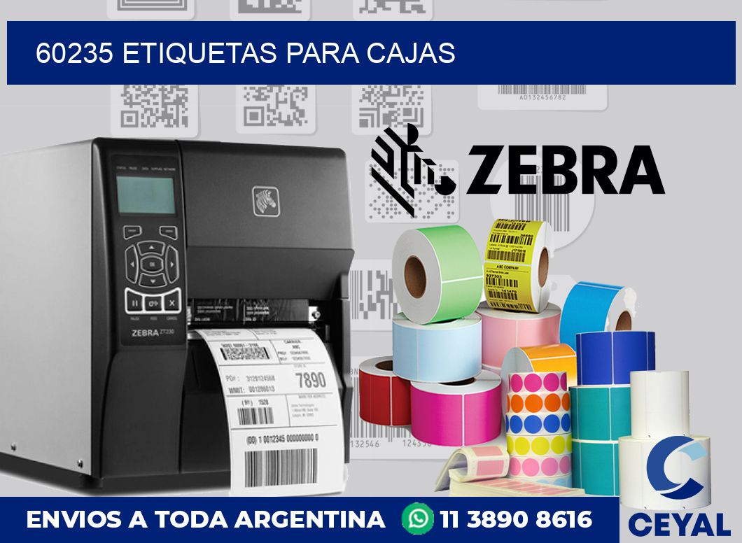 60235 etiquetas para cajas