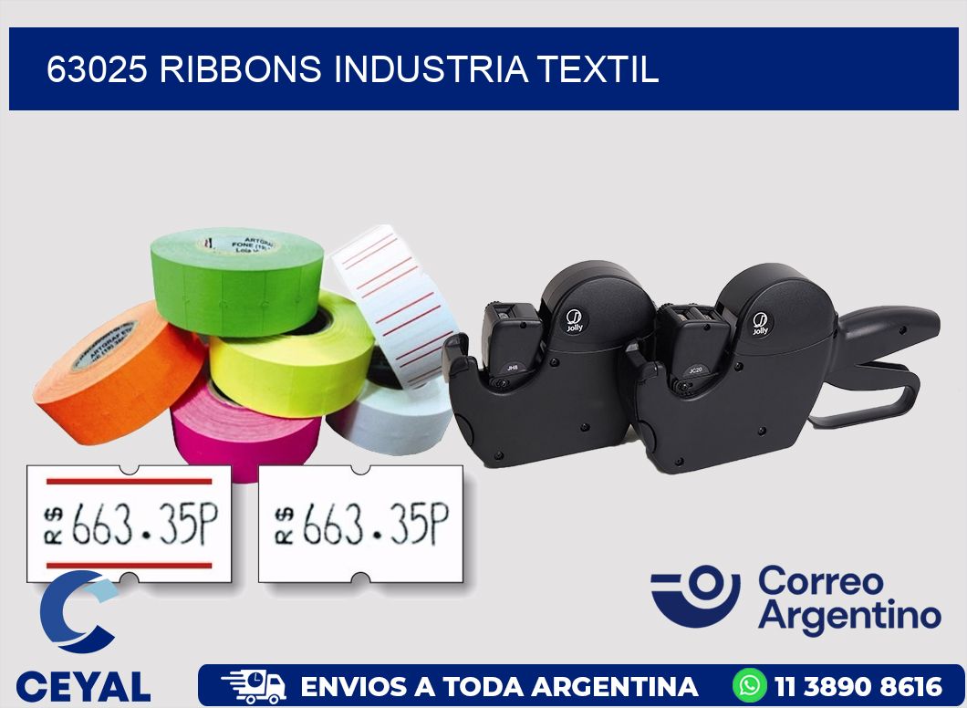 63025 ribbons industria textil