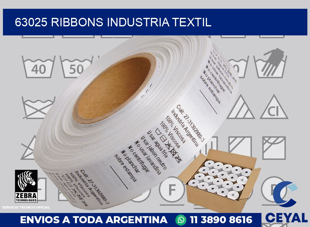63025 ribbons industria textil