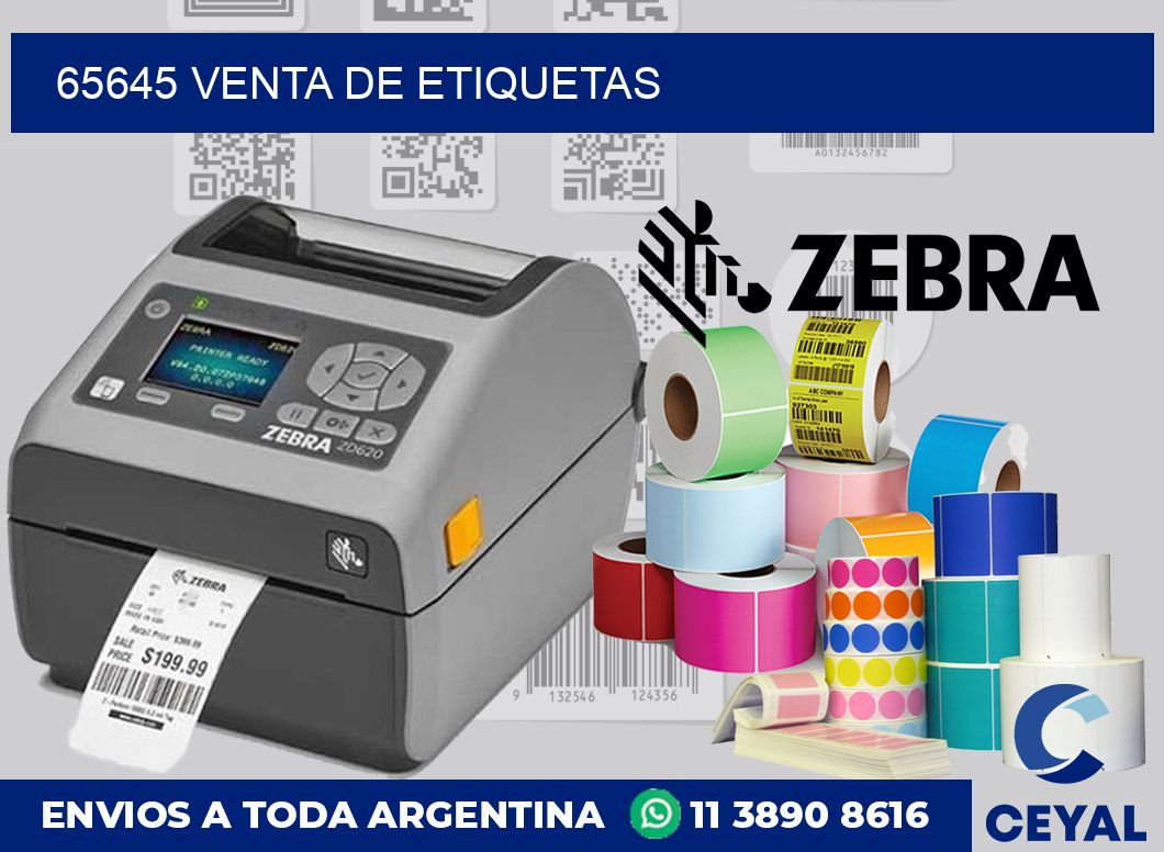 65645 venta de etiquetas