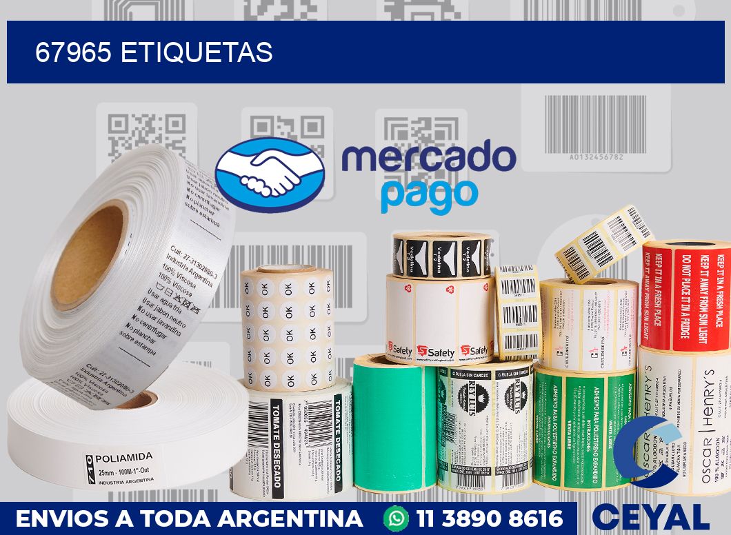67965 etiquetas
