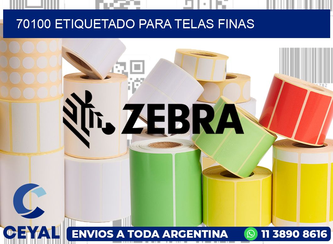 70100 Etiquetado para telas finas