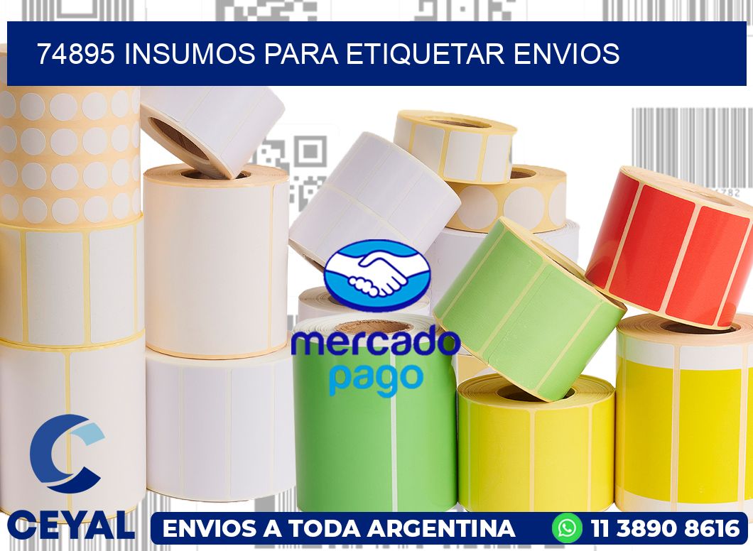 74895 insumos para etiquetar envios