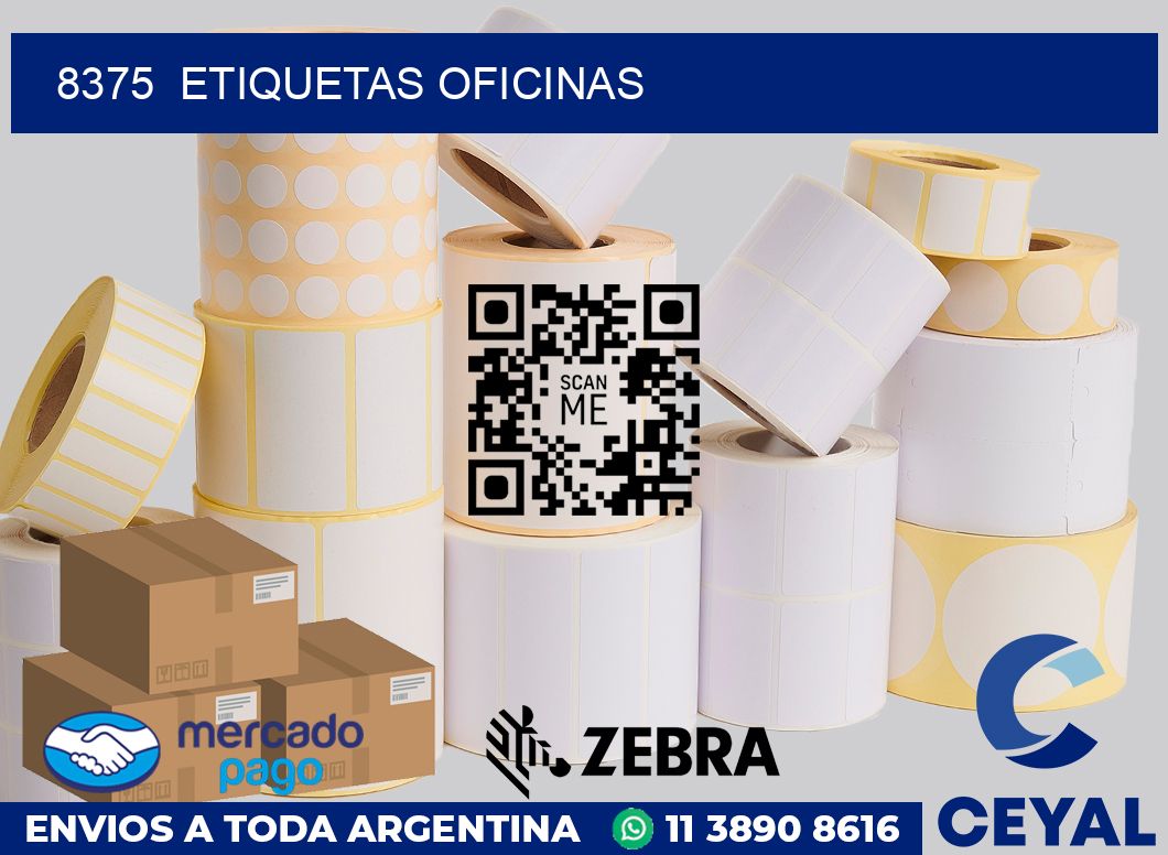8375  Etiquetas oficinas