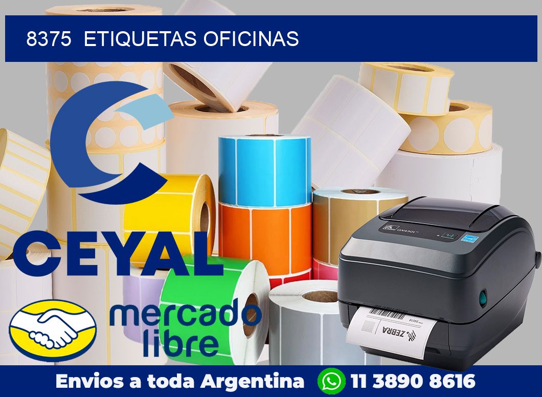 8375  Etiquetas oficinas