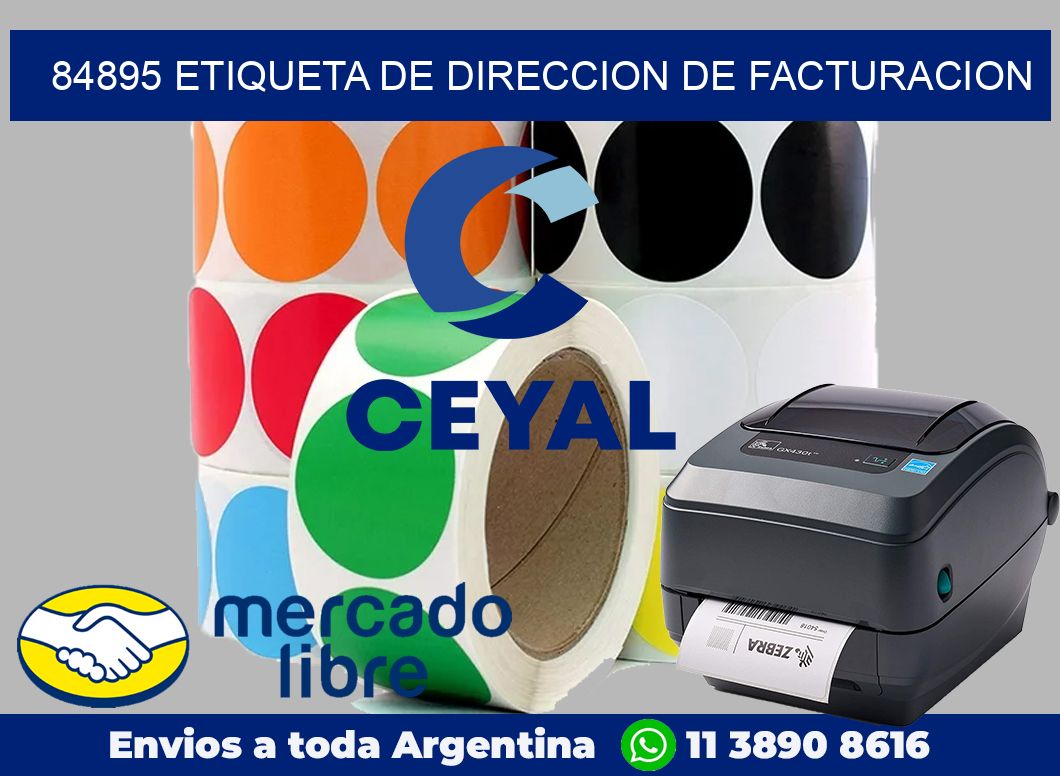 84895 Etiqueta de direccion de facturacion