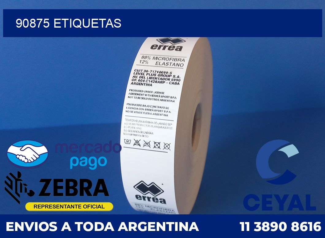 90875 etiquetas