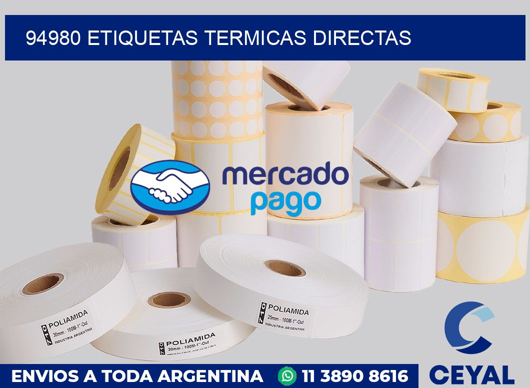94980 Etiquetas termicas directas