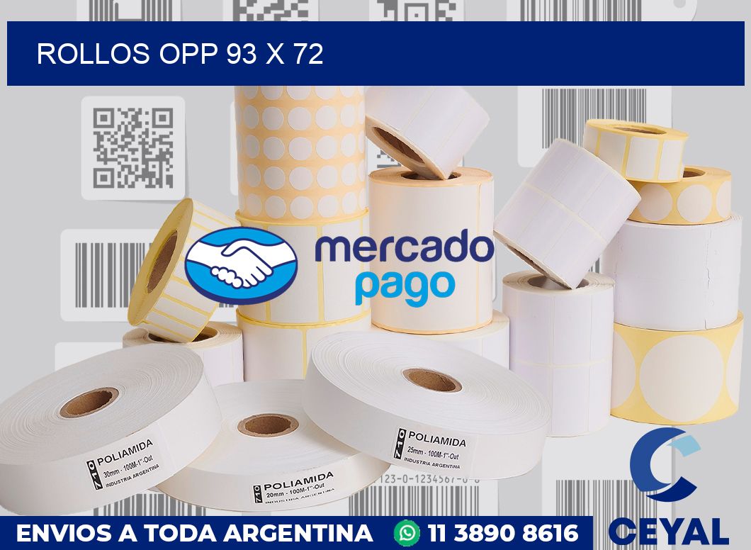 Rollos OPP 93 x 72