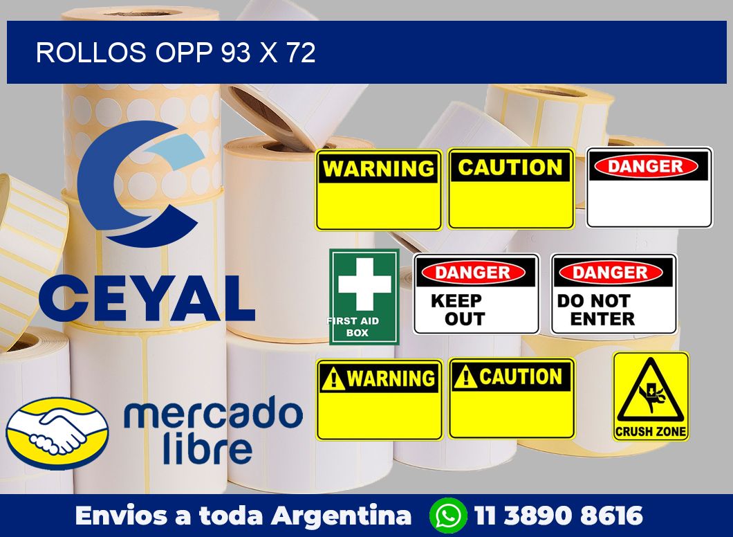 Rollos OPP 93 x 72