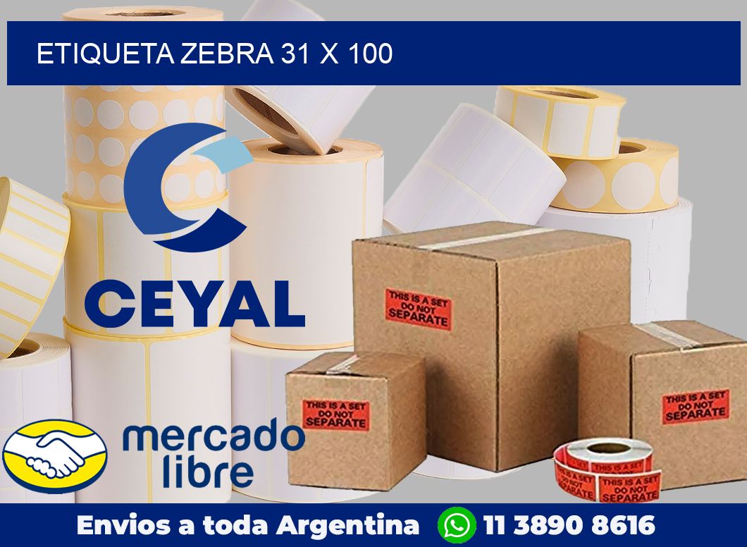 etiqueta zebra 31 x 100