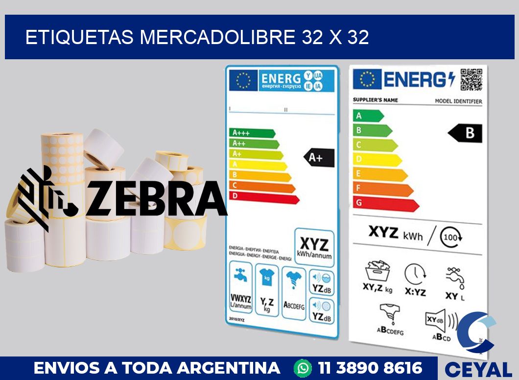 etiquetas mercadolibre 32 x 32
