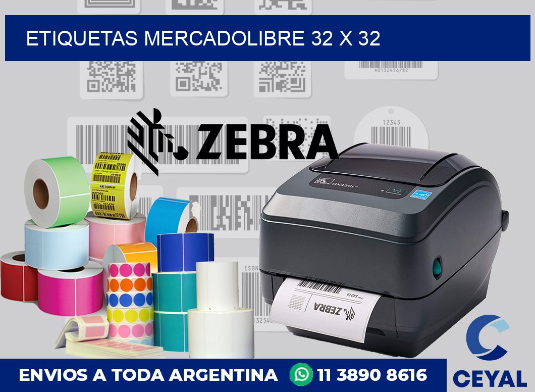 etiquetas mercadolibre 32 x 32