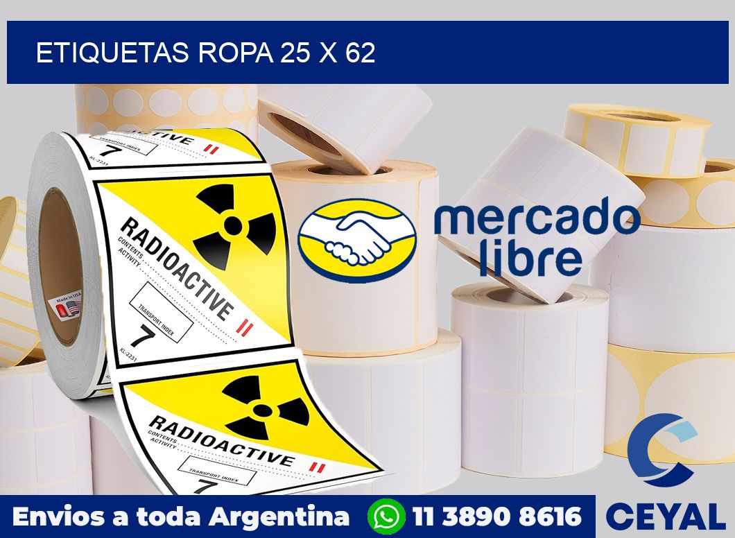etiquetas ropa 25 x 62
