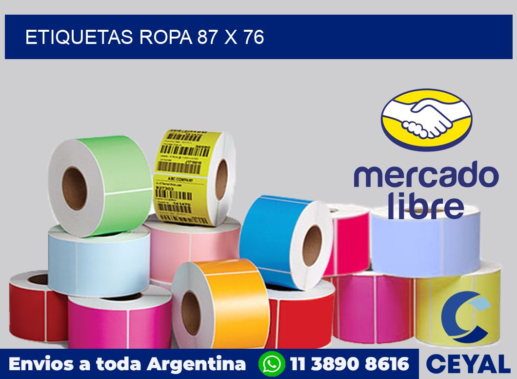 etiquetas ropa 87 x 76