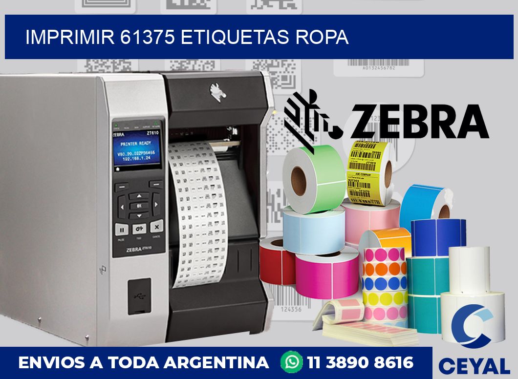 imprimir 61375 etiquetas ropa