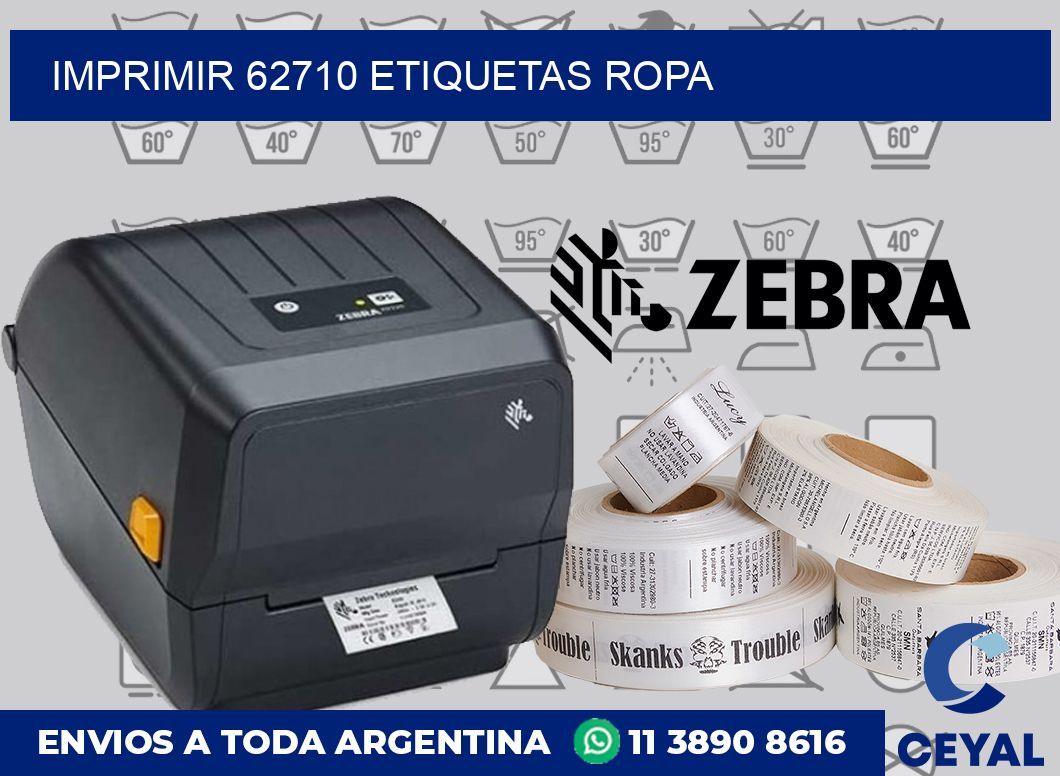 imprimir 62710 etiquetas ropa