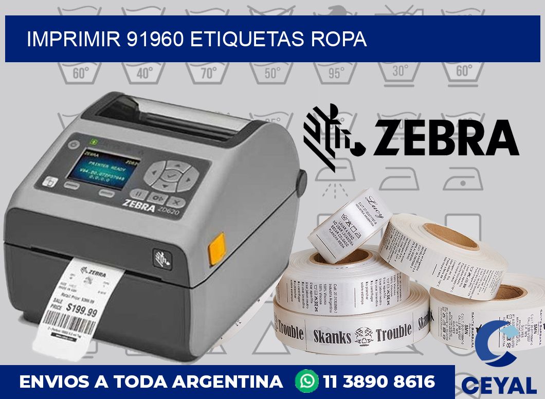 imprimir 91960 etiquetas ropa