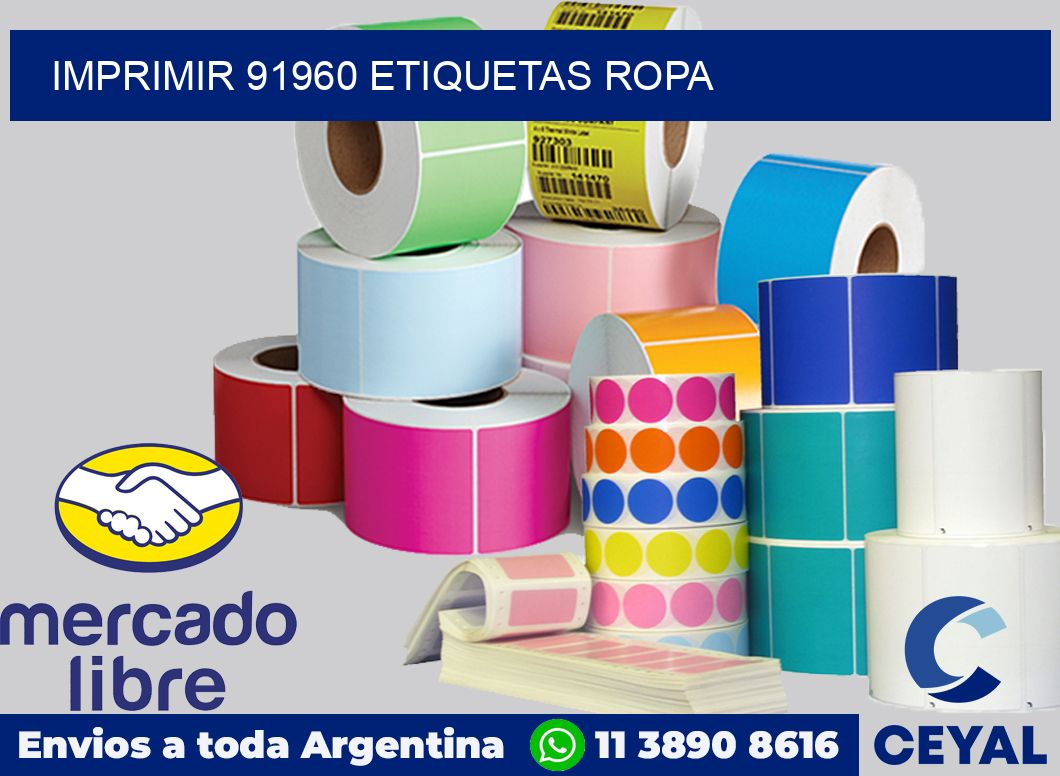 imprimir 91960 etiquetas ropa