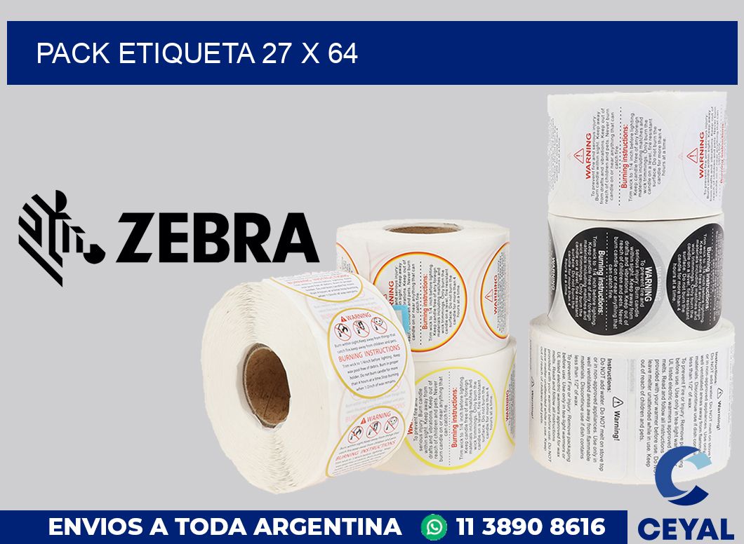 pack etiqueta 27 x 64