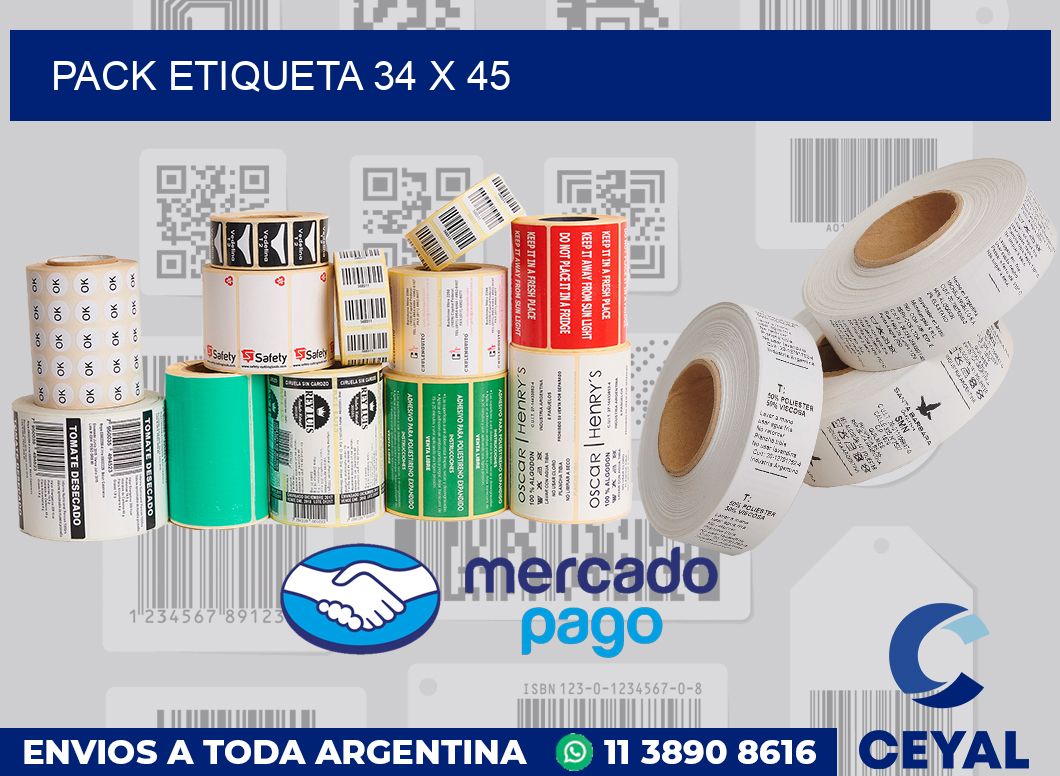 pack etiqueta 34 x 45