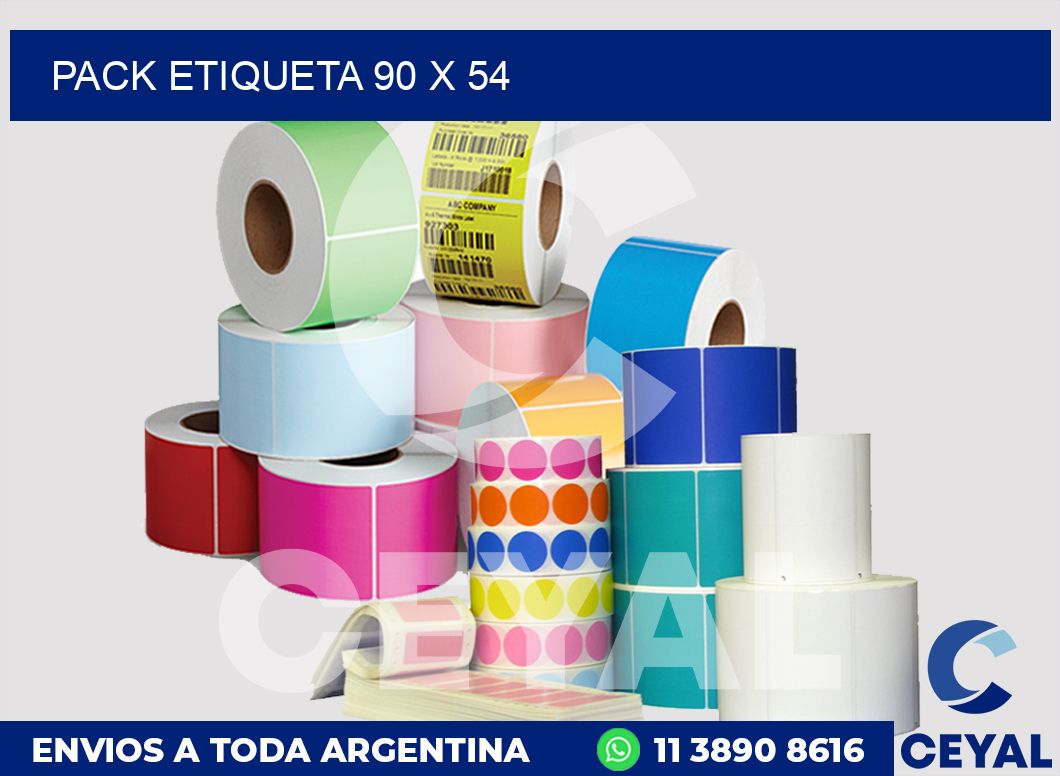 pack etiqueta 90 x 54