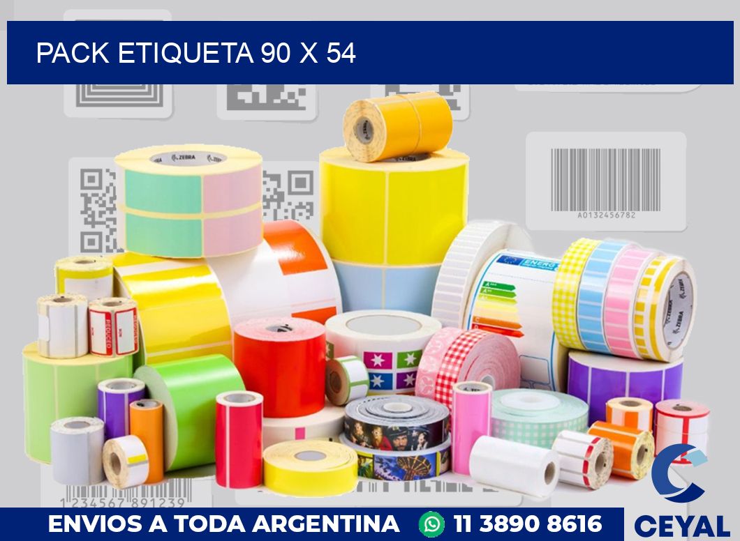 pack etiqueta 90 x 54
