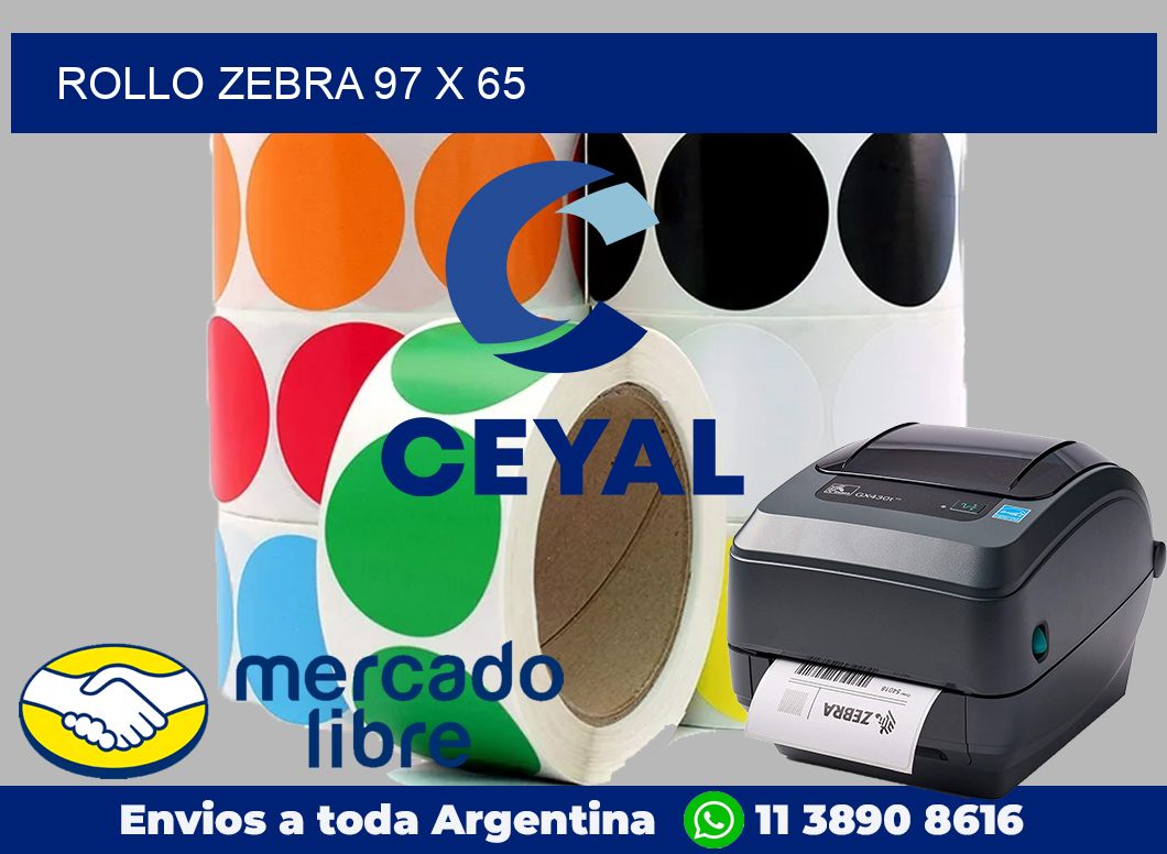 rollo zebra 97 x 65