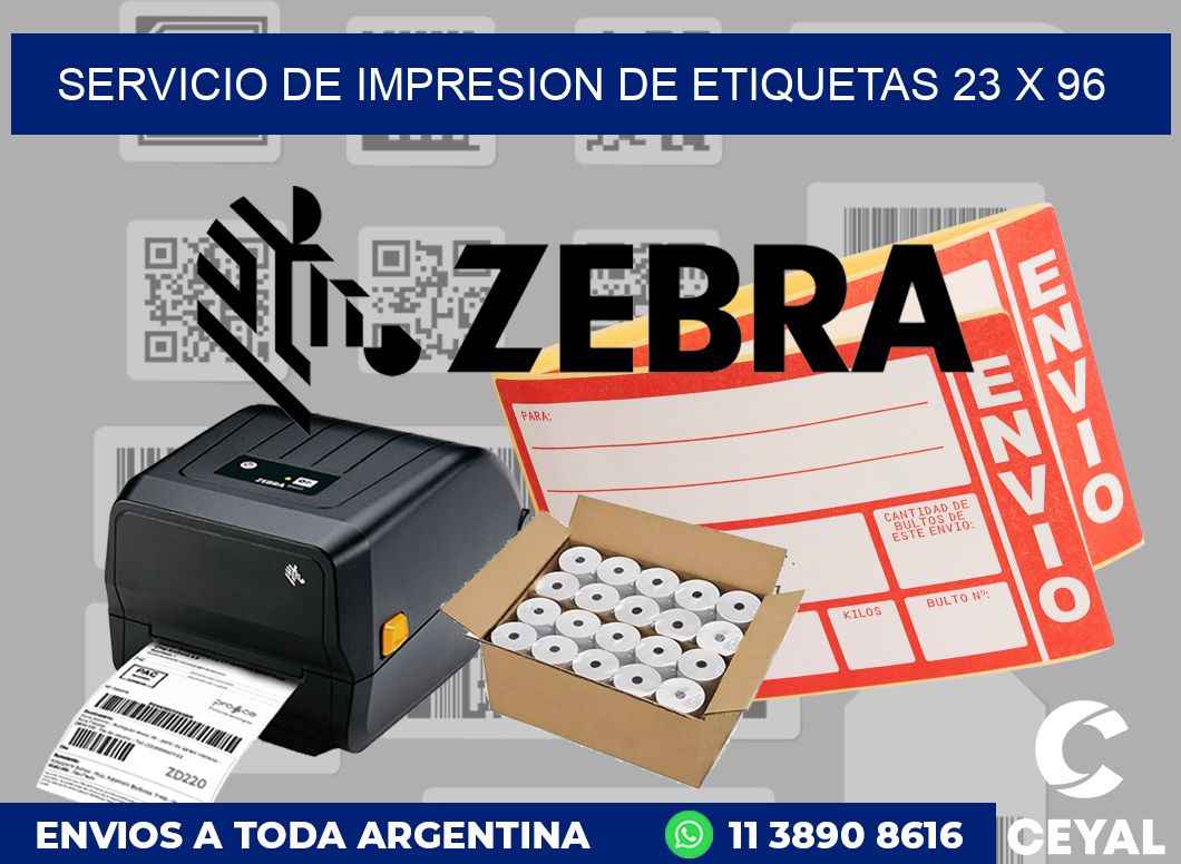 servicio de impresion de etiquetas 23 x 96