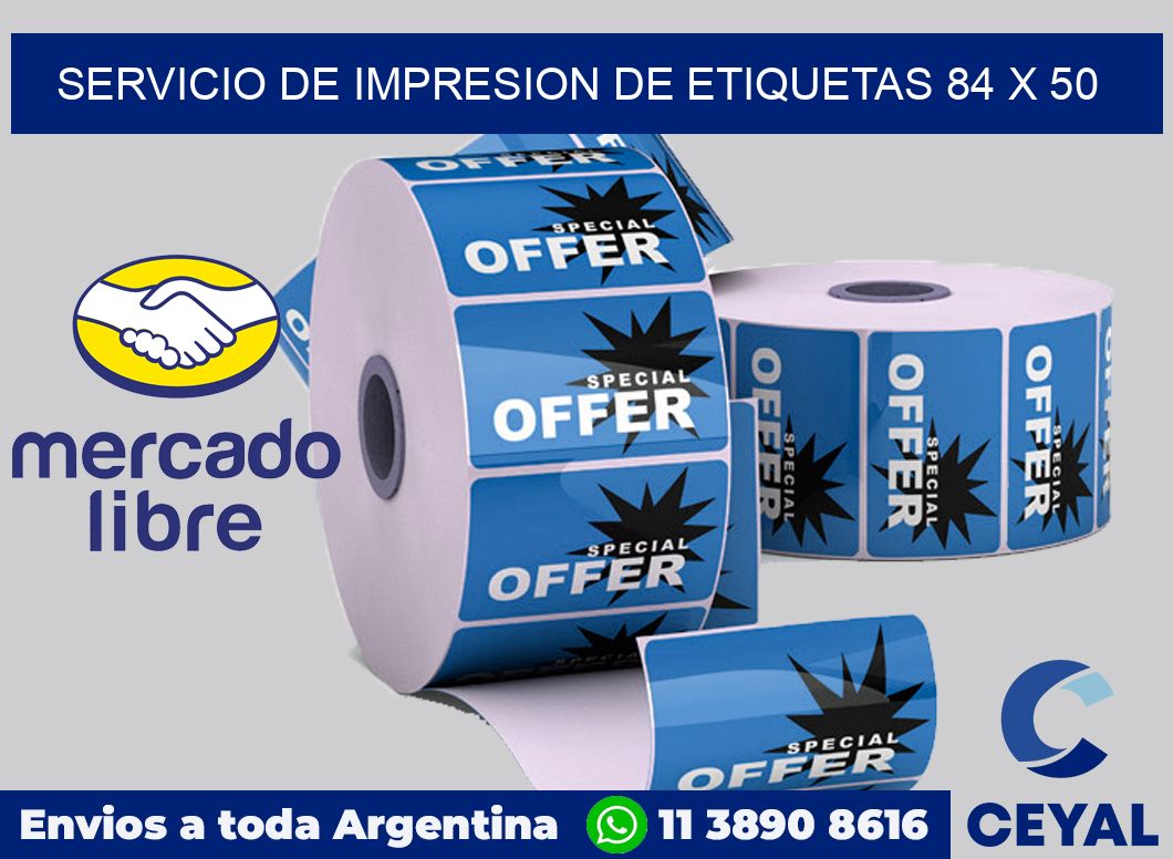servicio de impresion de etiquetas 84 x 50