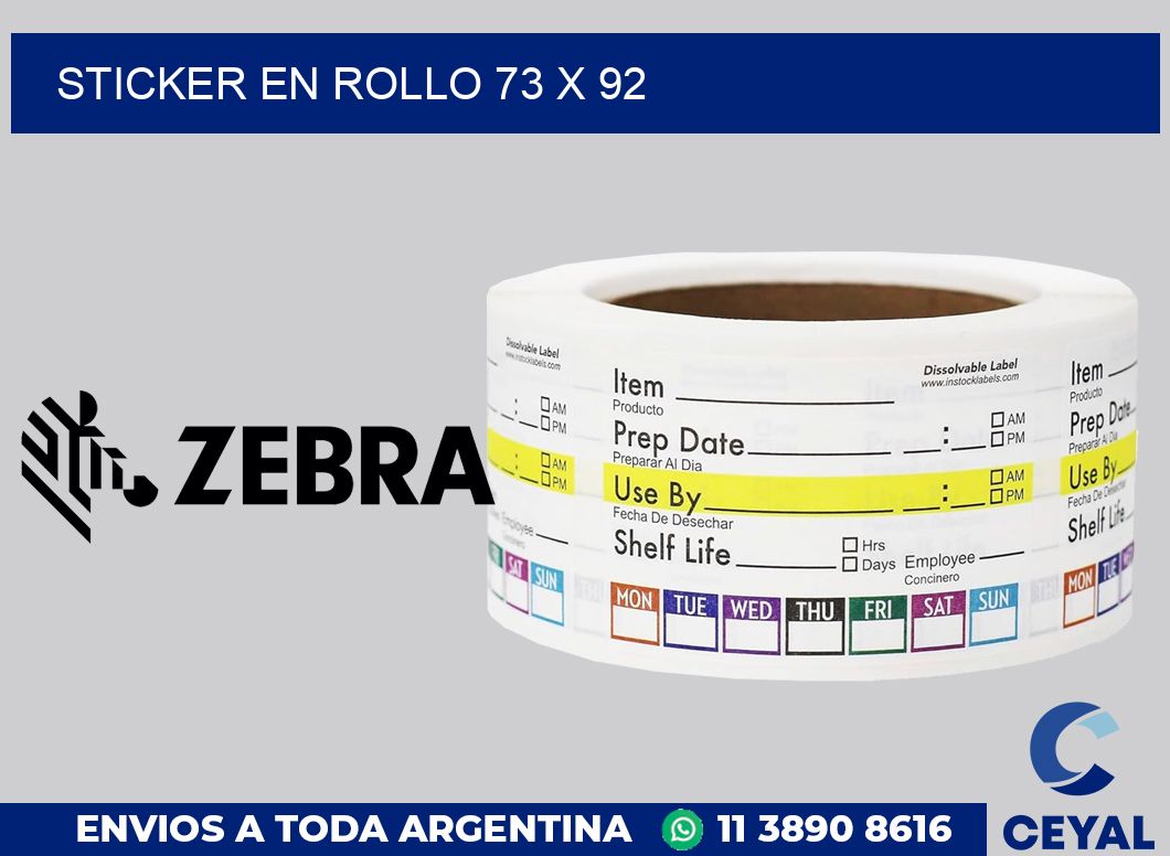 sticker en rollo 73 x 92