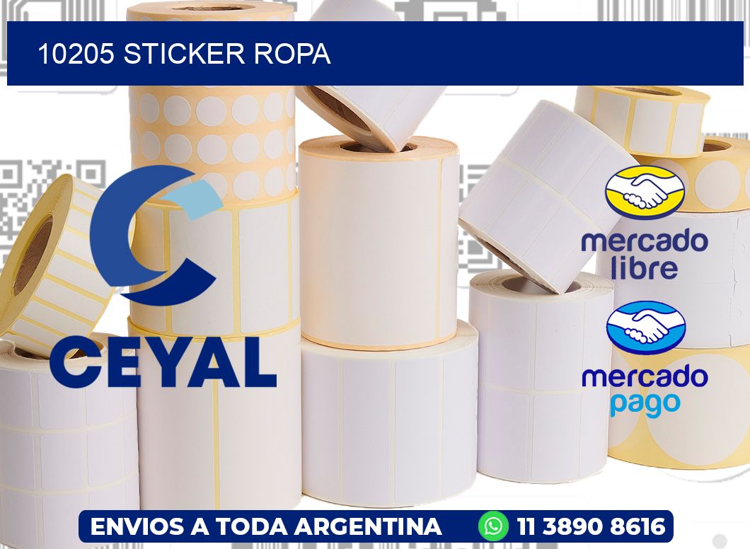 10205 STICKER ROPA