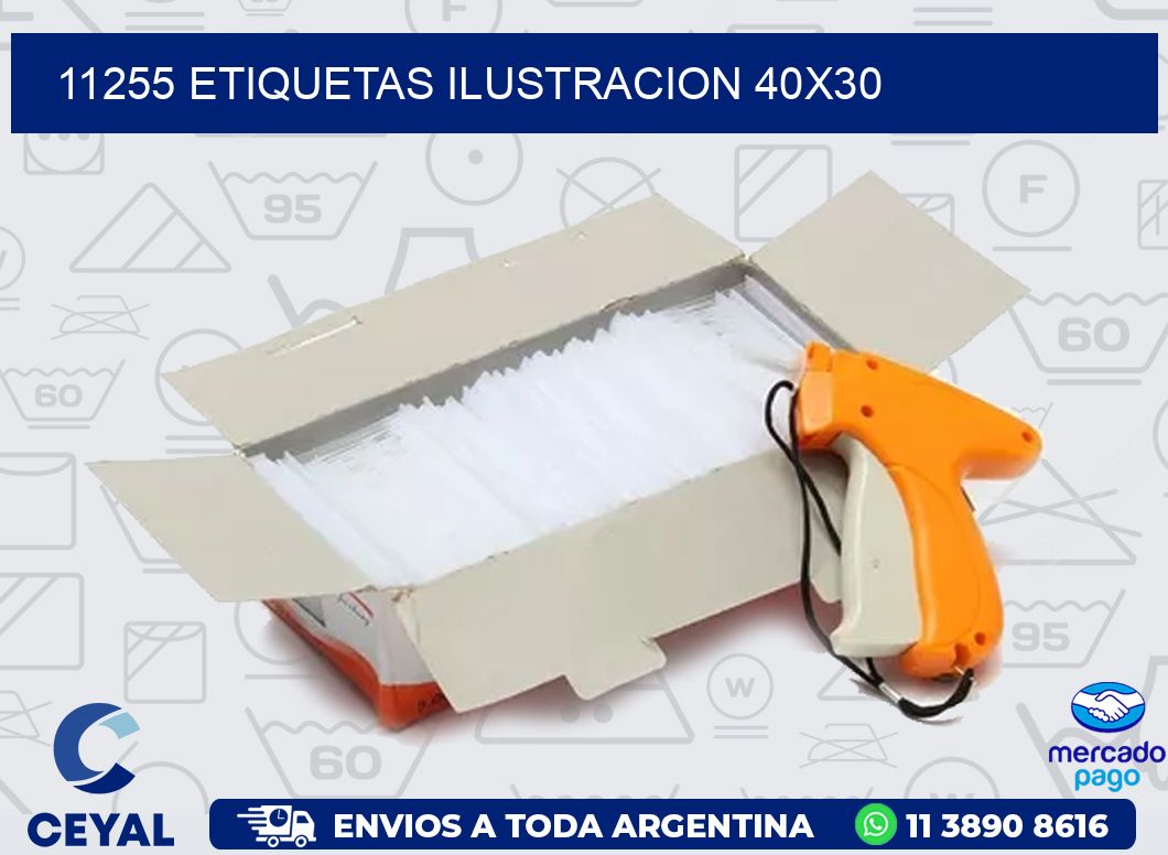11255 ETIQUETAS ILUSTRACION 40X30