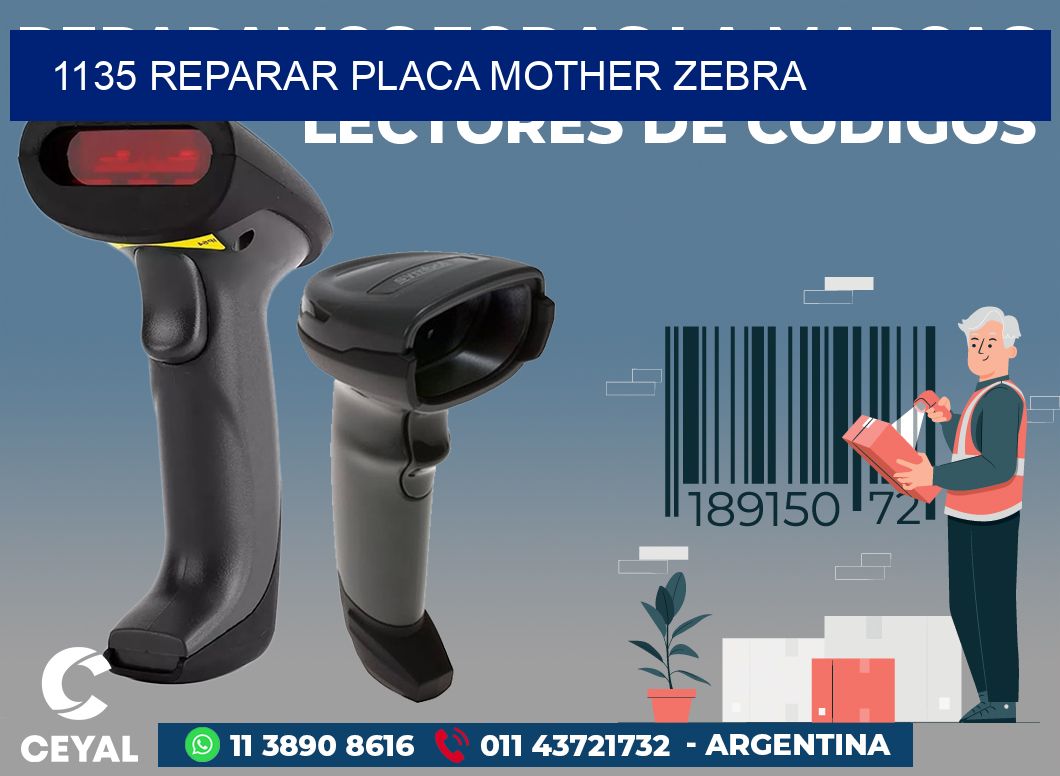 1135 REPARAR PLACA MOTHER ZEBRA