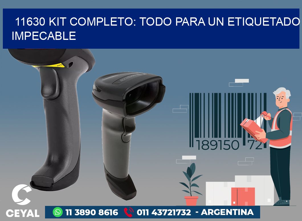 11630 KIT COMPLETO: TODO PARA UN ETIQUETADO IMPECABLE