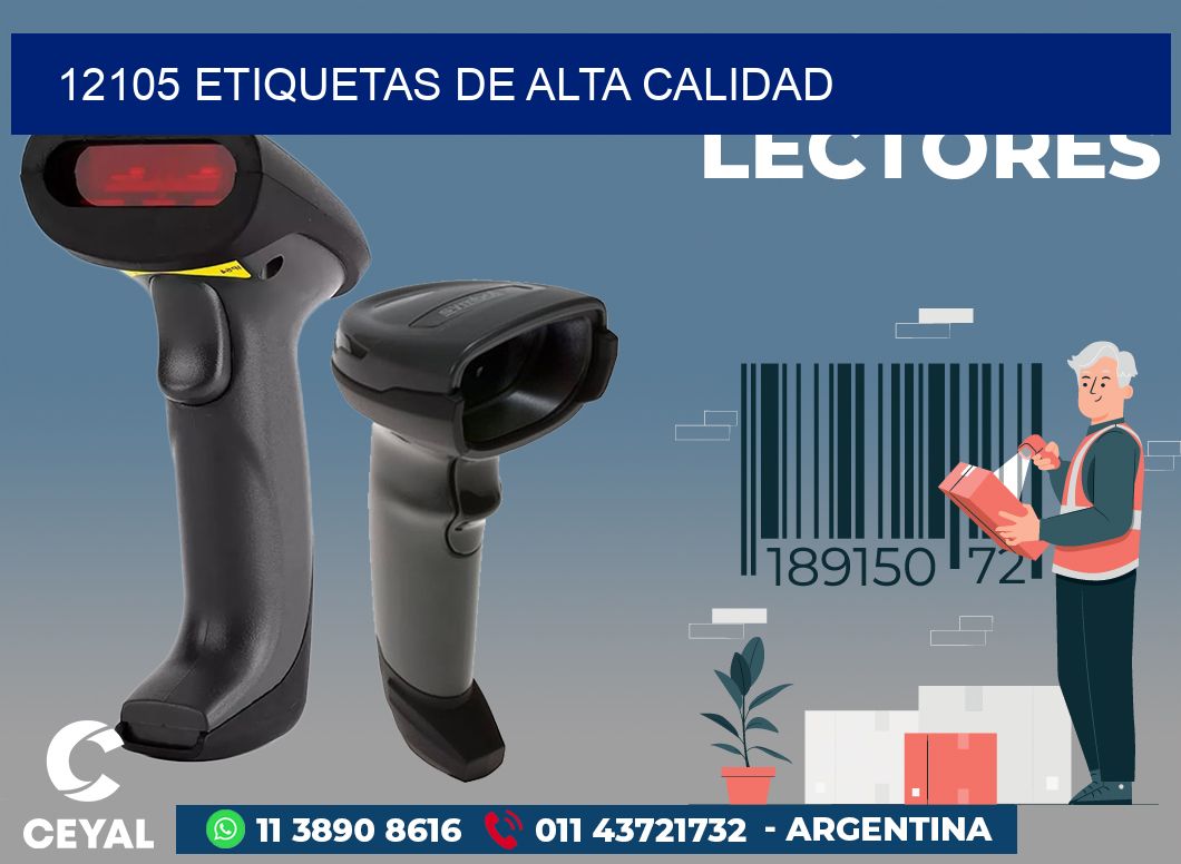 12105 ETIQUETAS DE ALTA CALIDAD