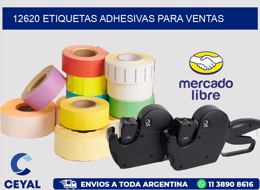 12620 ETIQUETAS ADHESIVAS PARA VENTAS