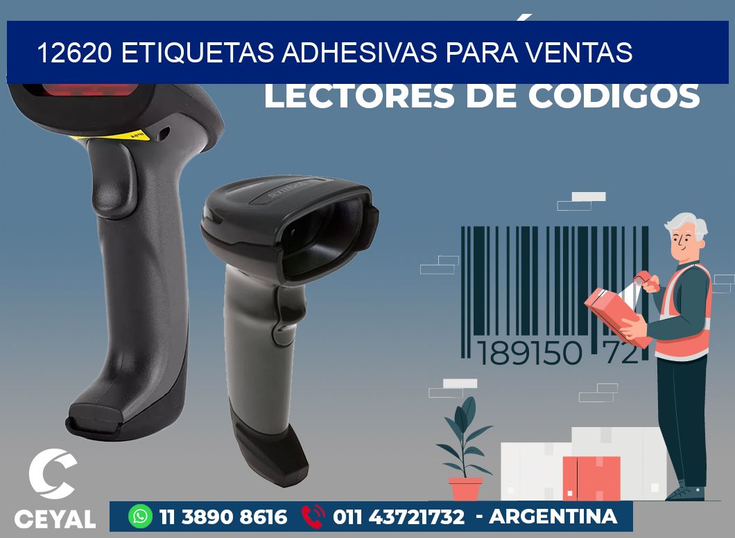 12620 ETIQUETAS ADHESIVAS PARA VENTAS