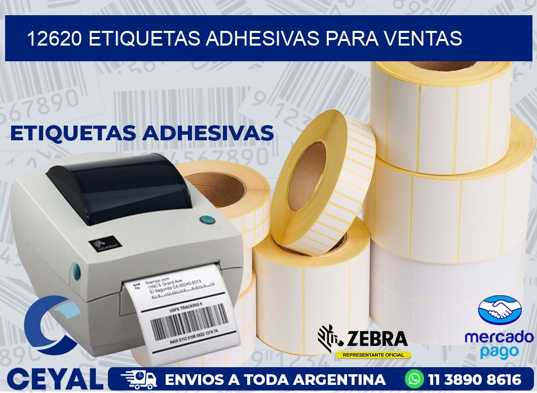 12620 ETIQUETAS ADHESIVAS PARA VENTAS