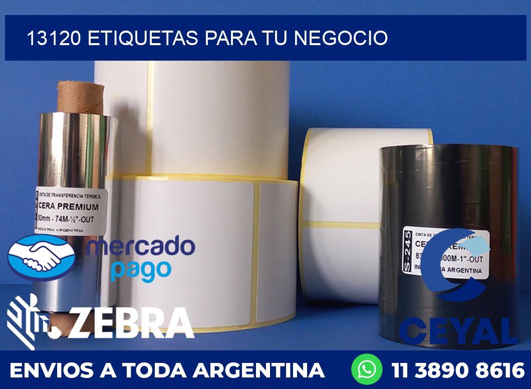 13120 ETIQUETAS PARA TU NEGOCIO