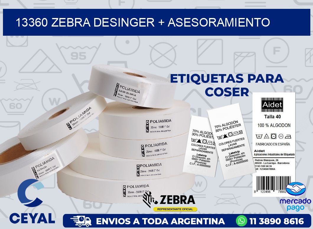 13360 ZEBRA DESINGER + ASESORAMIENTO
